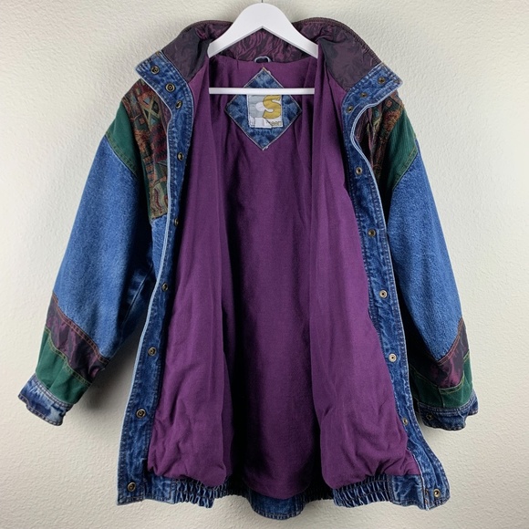 Vintage Denim Aztec Jacket NOT FOR SALE - Picture 6 of 14